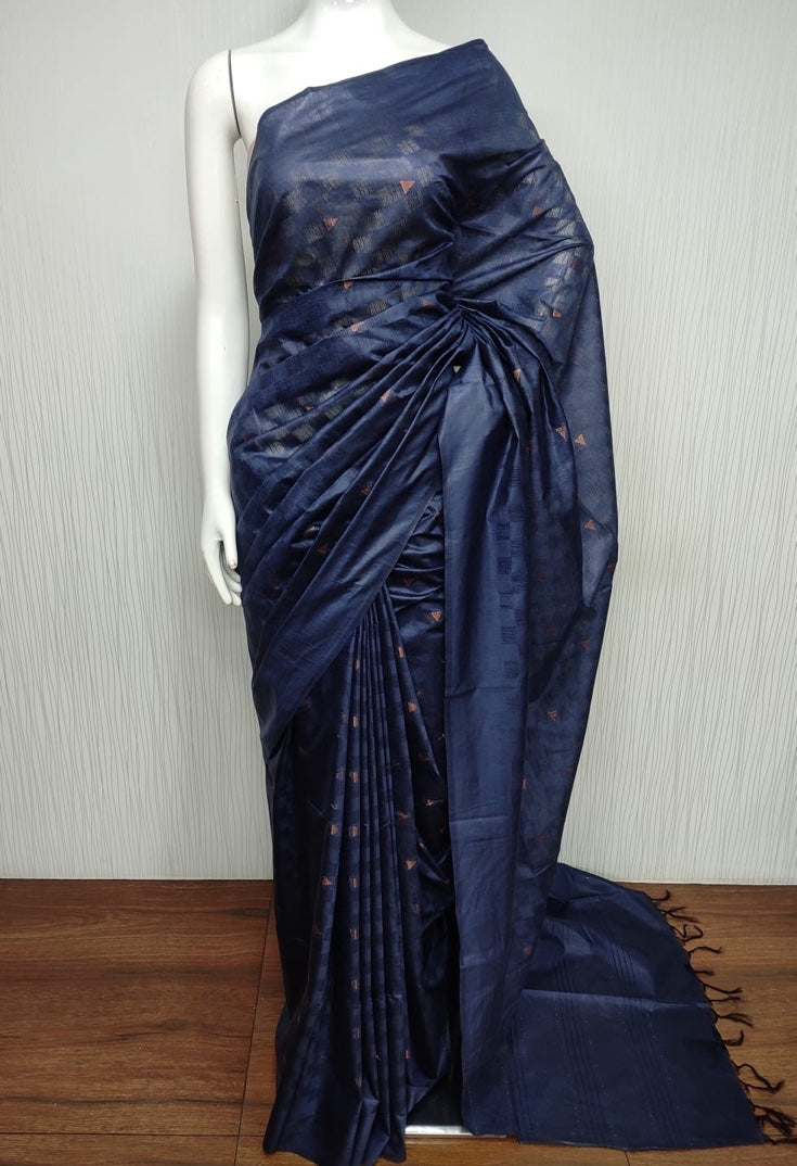 Timeless Treasure Soft Silk Dobi Buta Saree