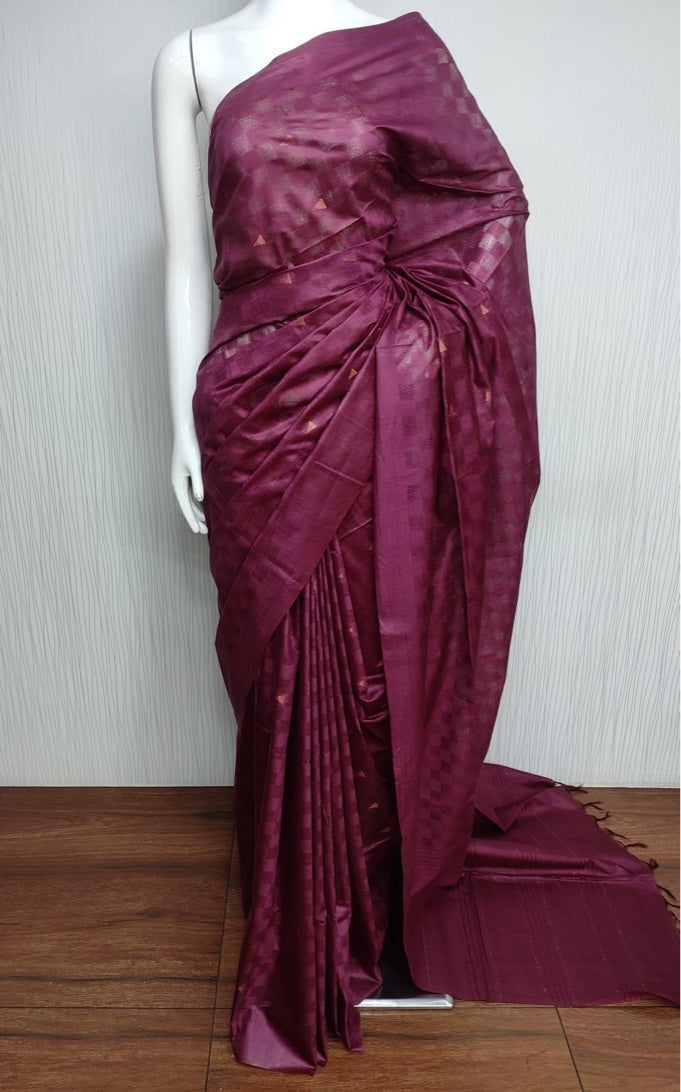 Timeless Treasure Soft Silk Dobi Buta Saree