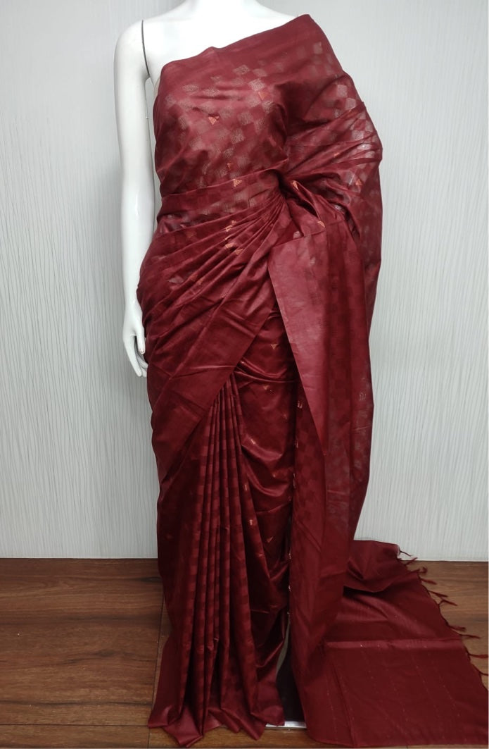 Timeless Treasure Soft Silk Dobi Buta Saree