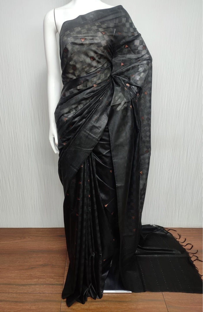 Timeless Treasure Soft Silk Dobi Buta Saree