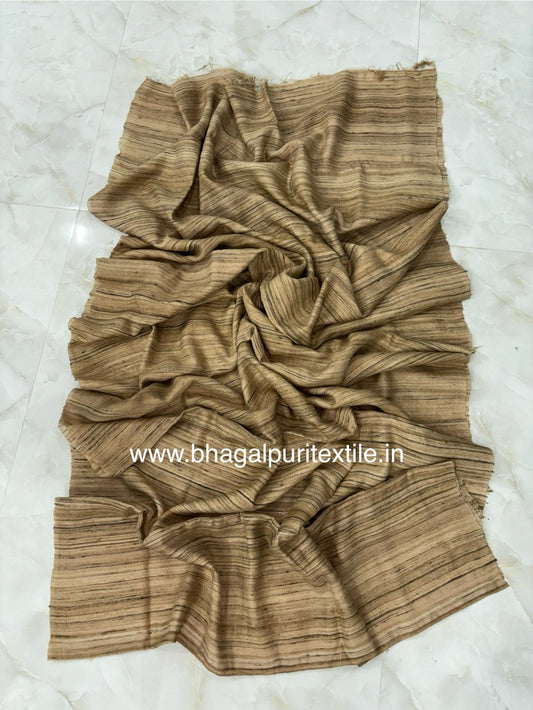 Khadi Giccha Handloom Saree / Fabric (Search Code-1041)