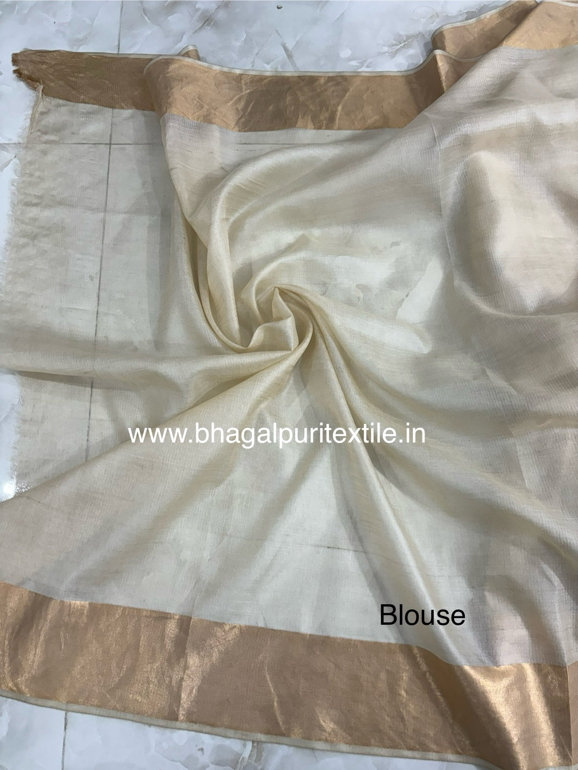 Tussar Tussar Raw Color Premium Silk Saree With Running Blouse 1M( Search Code-1039)