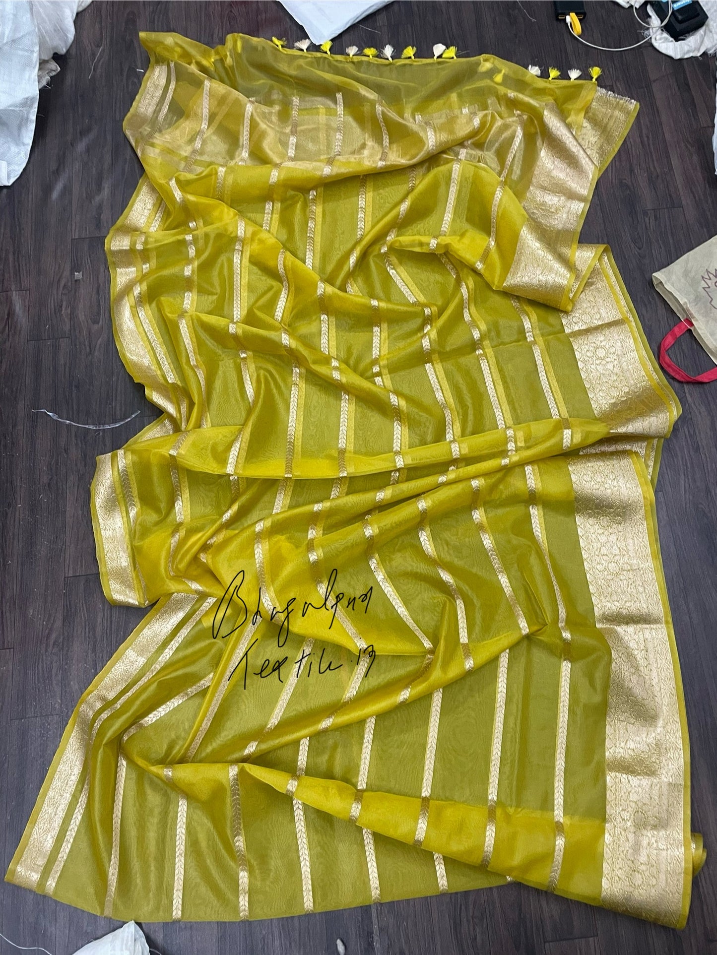 Banarasi Soft Silk Stripes Saree