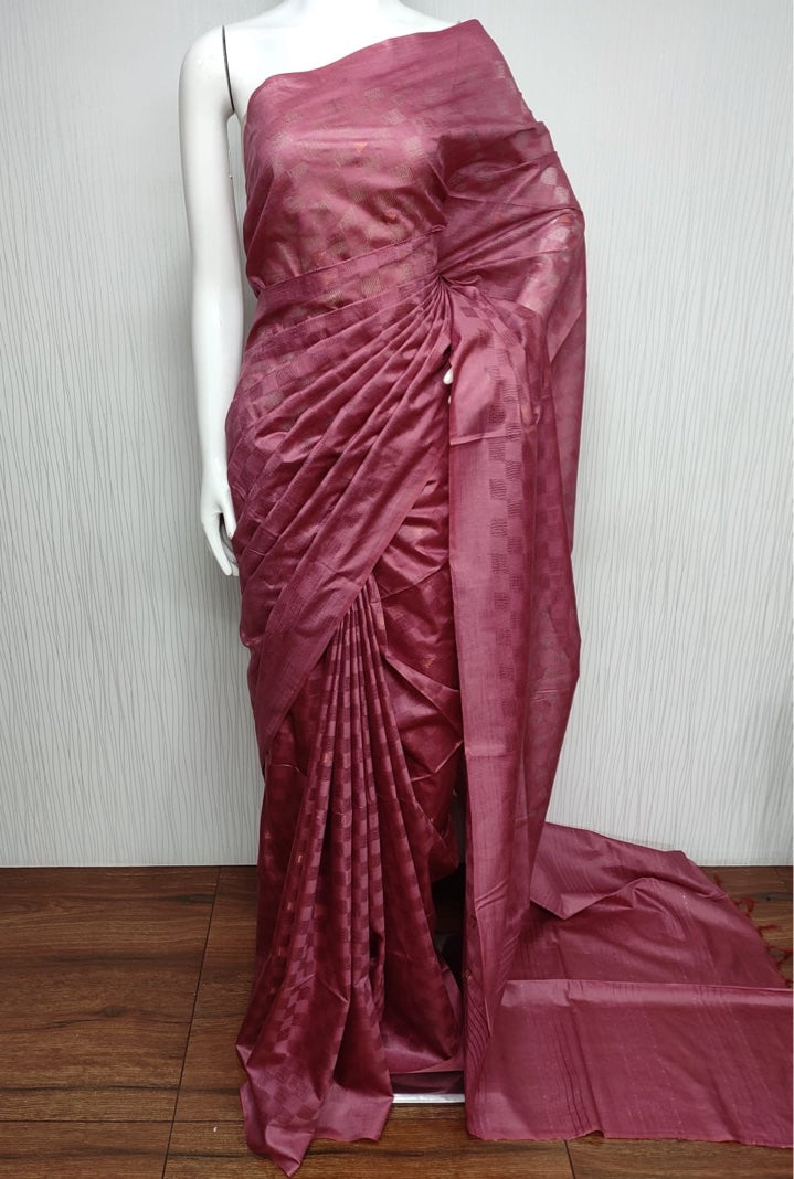 Timeless Treasure Soft Silk Dobi Buta Saree
