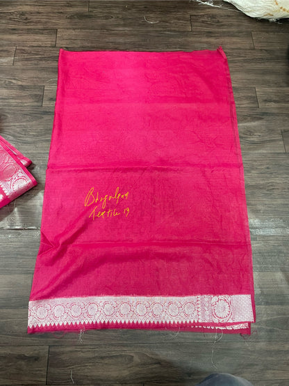 Banarasi Soft Silk Saree Rani(Search Code-10143)