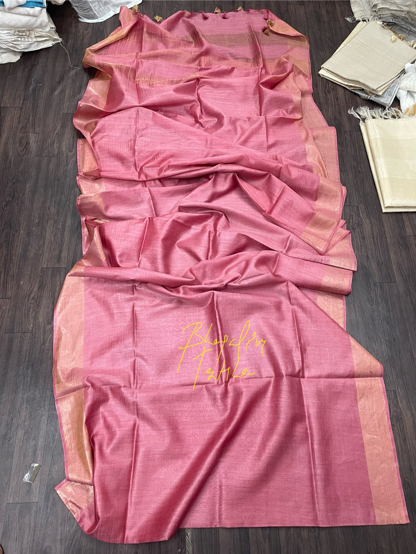 Bhagalpuri Weaves Pure Munga Silk Saree for Wedding & Festive
 (Search Code-1049)