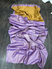 Lavender Dreams Tissue Linen Saree (Search Code- 1021)