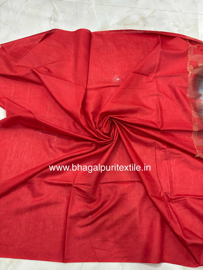 Kantha Weave Cotton Silk Saree(Search Code-10140)