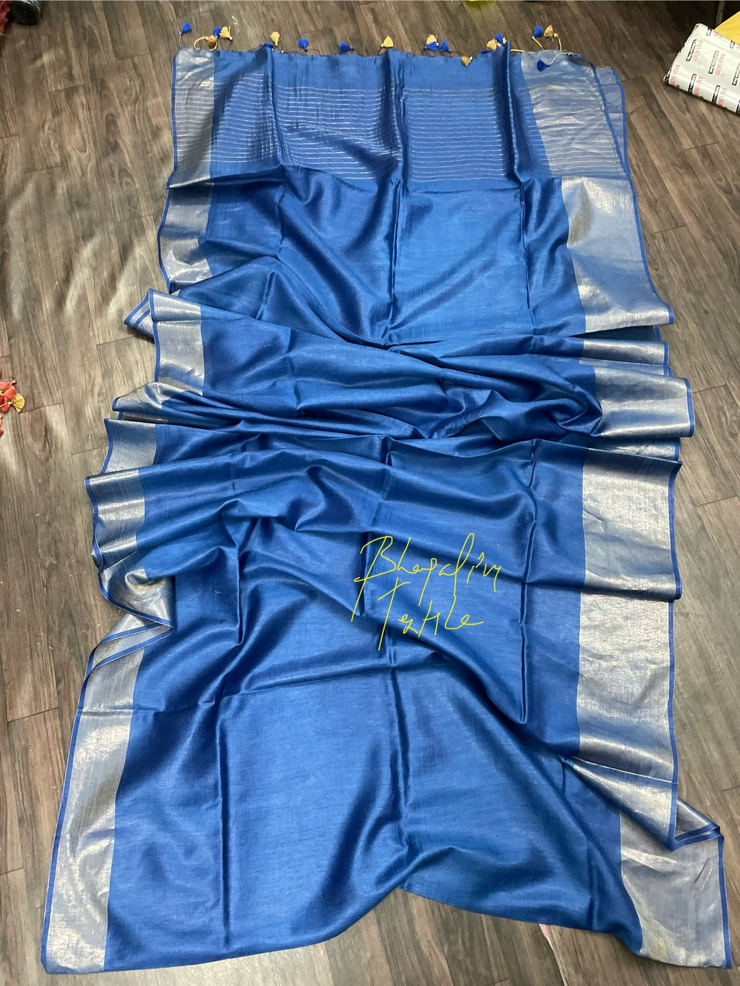 Bhagalpuri Weaves Pure Munga Silk Saree for Wedding & Festive
 (Search Code-1049)