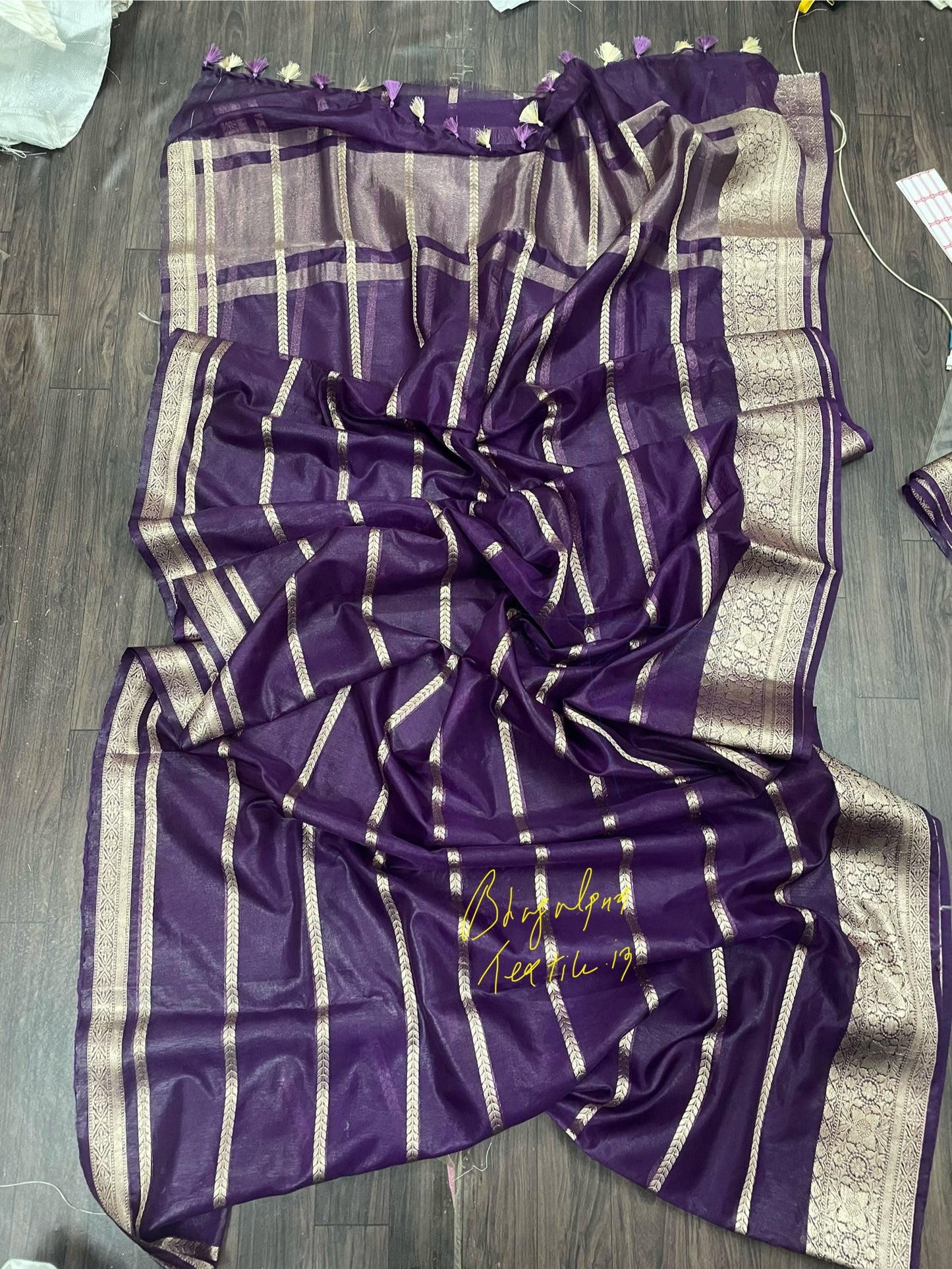 Banarasi Soft Silk Stripes Saree