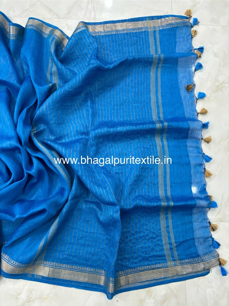 Silk linen saree (Search Code-1050)