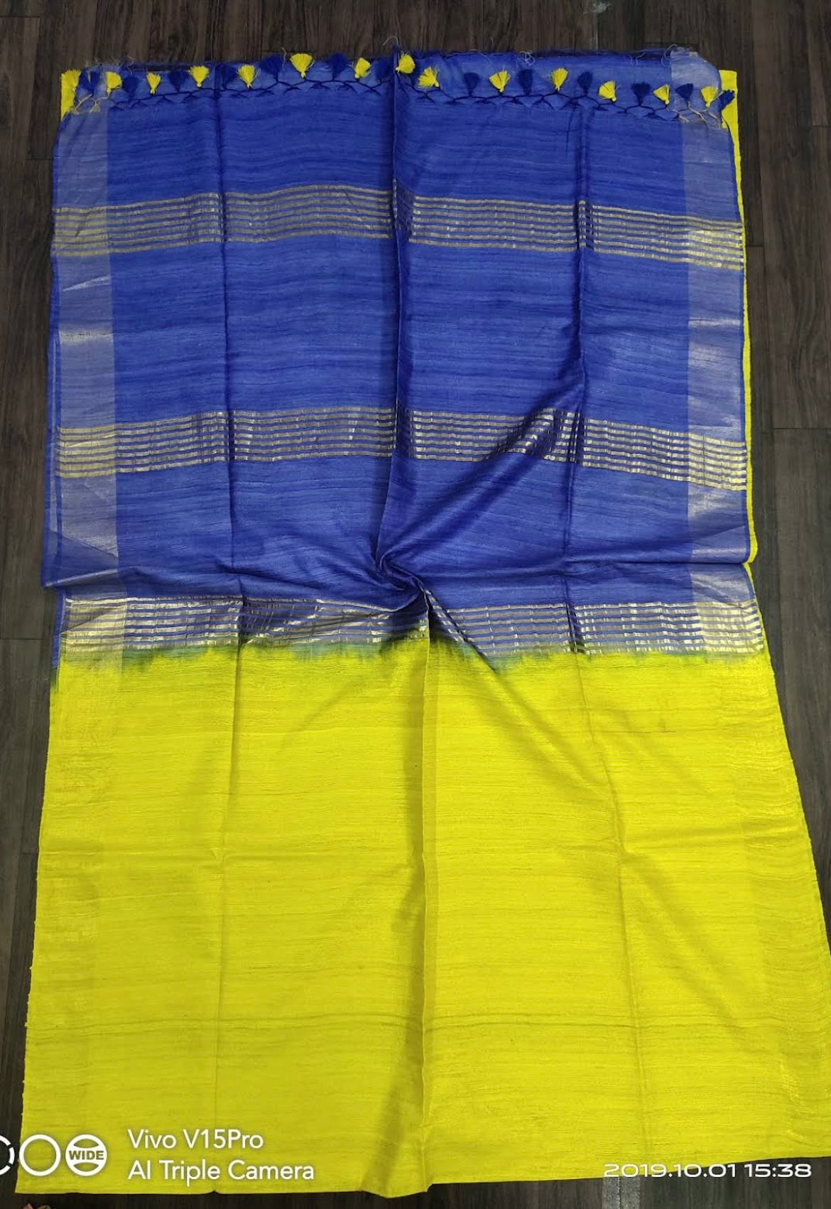Handloom giccha Silk saree