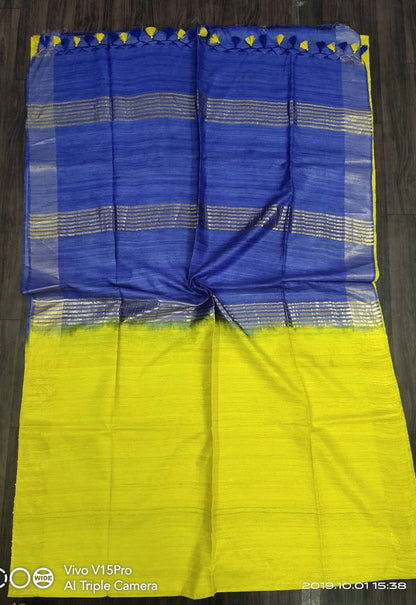 Handloom giccha Silk saree