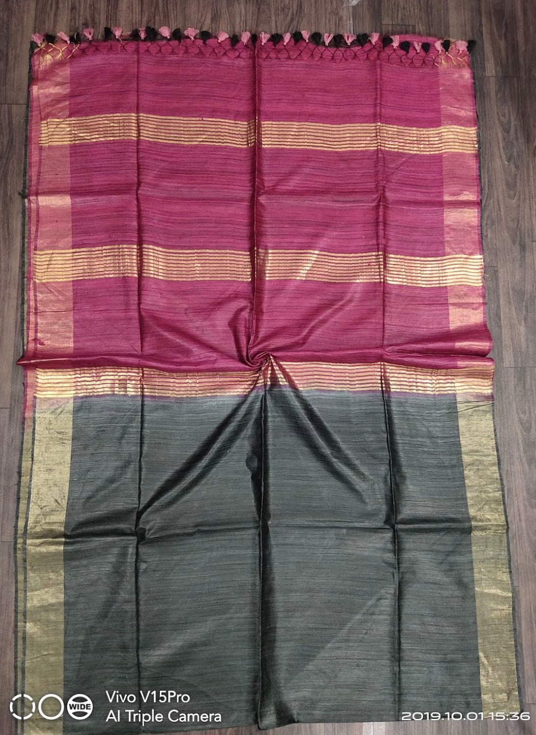Handloom giccha Silk saree