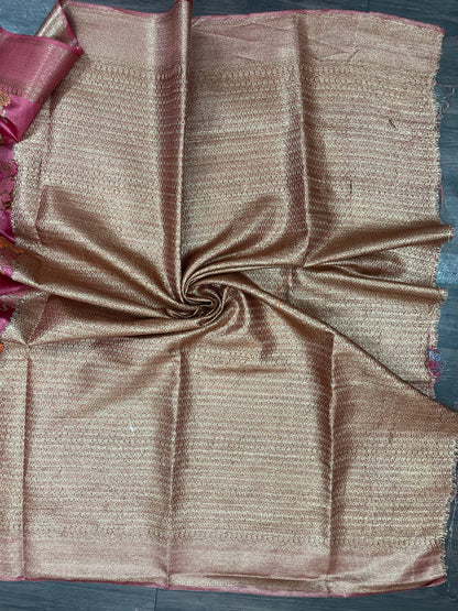 Tussar Munga Banarasi Silk Saree -2600