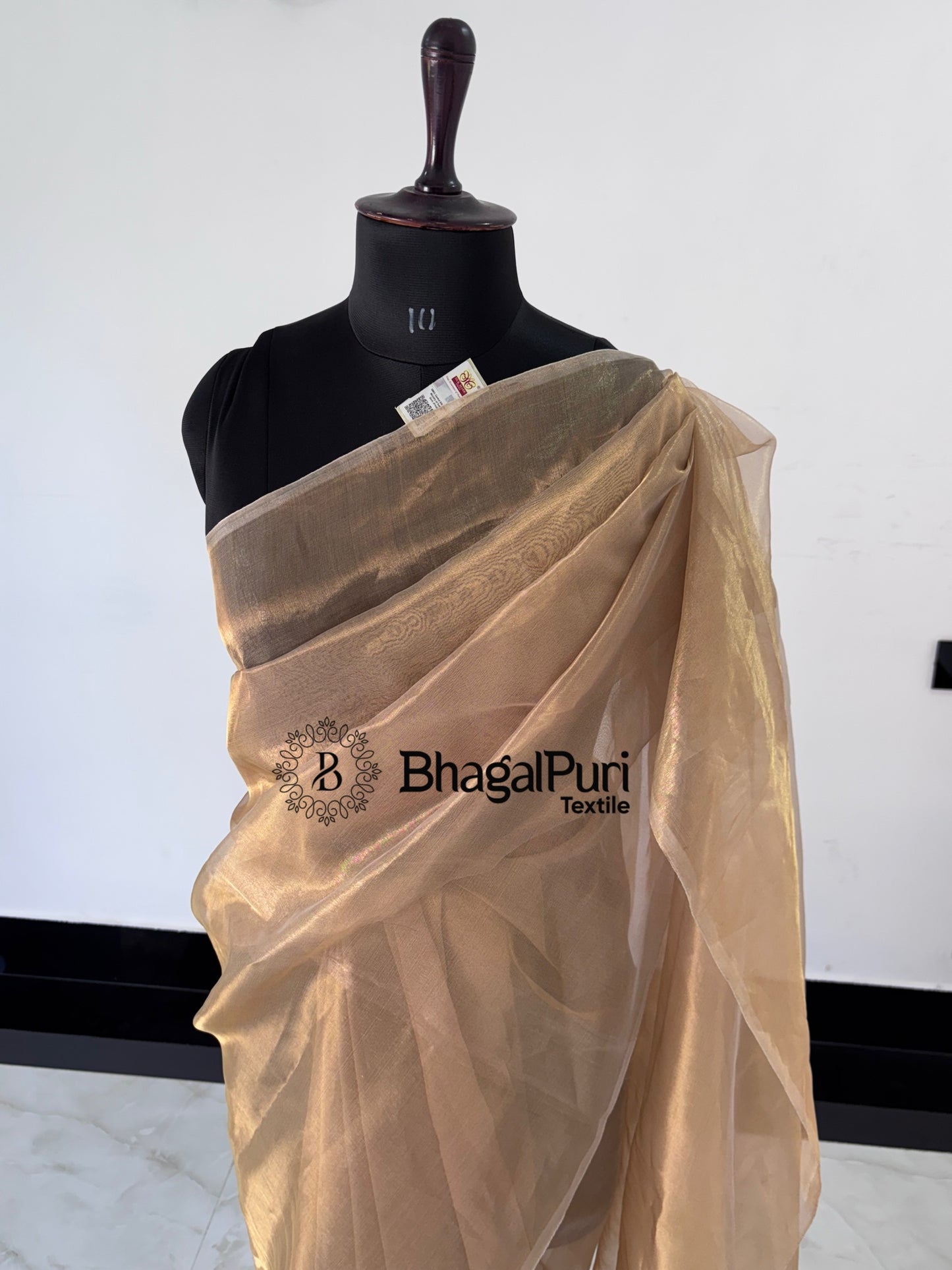 RangSaaz Tissue Silk  Saree with Running Blouse 1 m (Search code-1084)