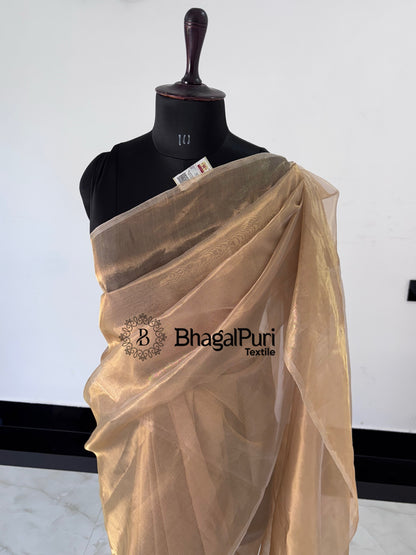 RangSaaz Tissue Silk  Saree with Running Blouse 1 m (Search code-1084)