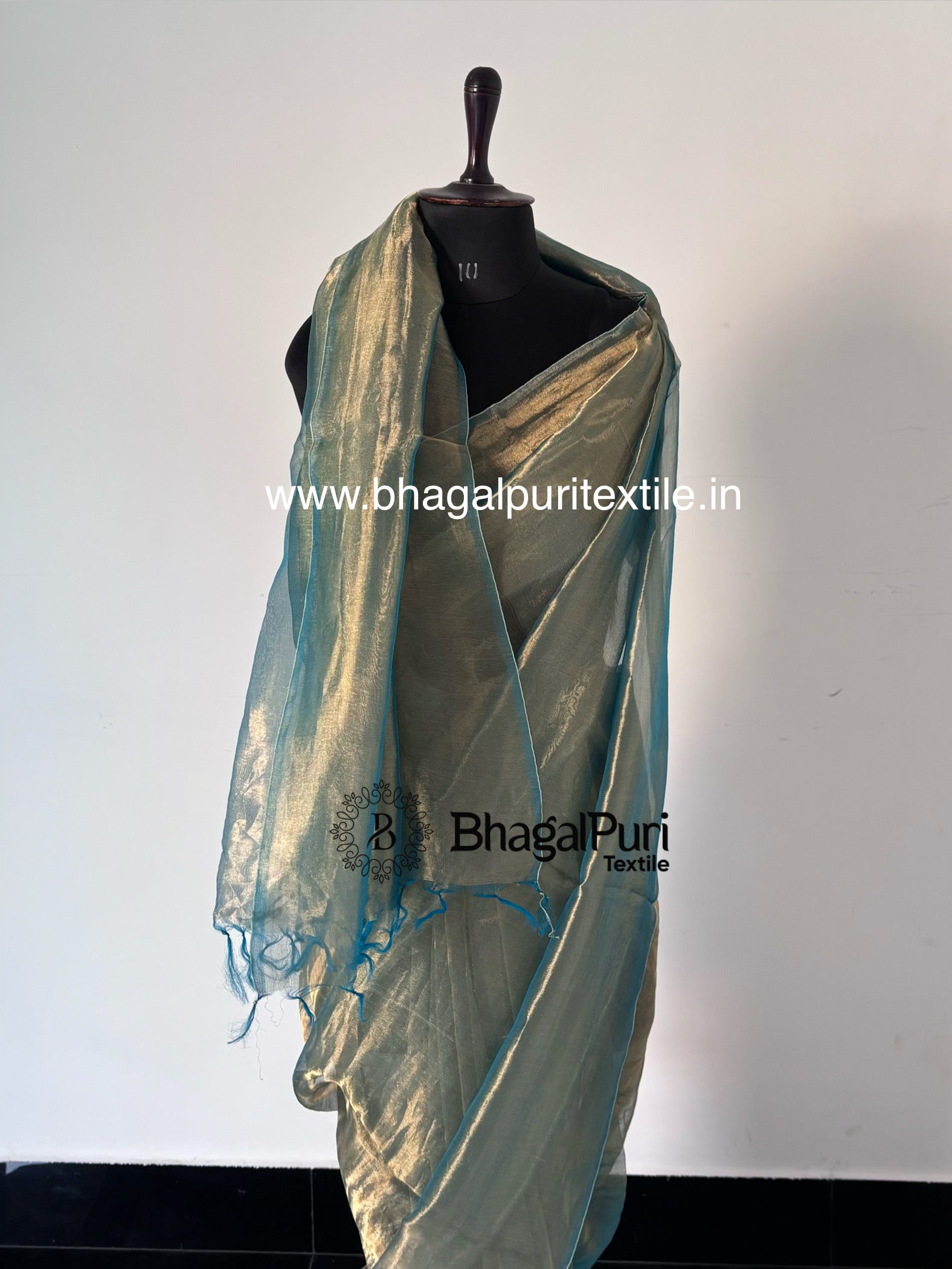 luxury tissue silk saree for wedding and festive wear